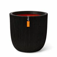 Pot Bol Groove NL 54x52 Zwart