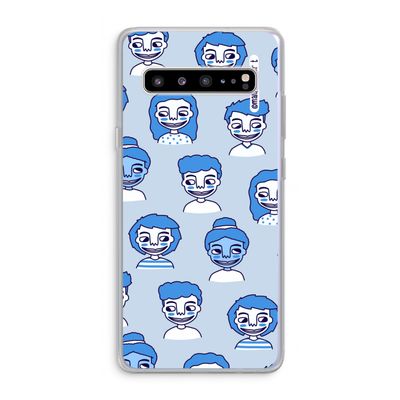 Gezichtjes: Samsung Galaxy S10 5G Transparant Hoesje