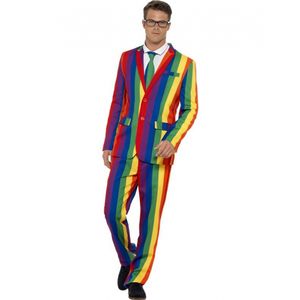 Regenboog heren kostuums 56-58 (XL)  -