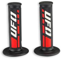UFO PLAST Rubber grip trax black/white/red