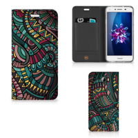 Huawei Y5 2 | Y6 Compact | Hoesje met Magneet | Aztec