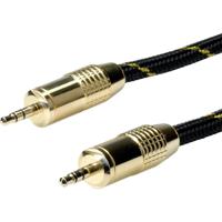 ROLINE GOLD 3,5 mm audio kabel M/M, Retail Blister, 5 m - thumbnail