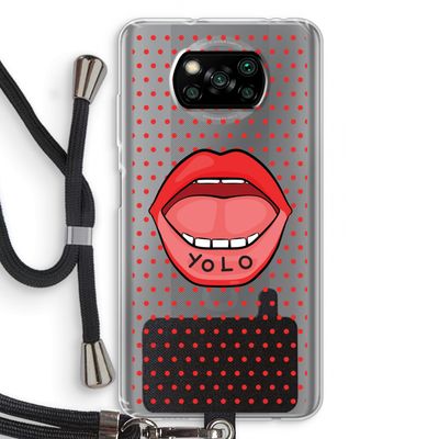 Yolo Denise: Xiaomi Poco X3 NFC Transparant Hoesje met koord