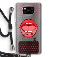 Yolo Denise: Xiaomi Poco X3 NFC Transparant Hoesje met koord