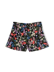 Dolce & Gabbana Kids short en jersey à fleurs - Noir