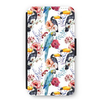Bloemen tukan: iPhone 11 Pro Flip Hoesje