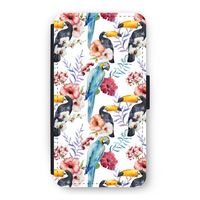 Bloemen tukan: iPhone 11 Pro Flip Hoesje
