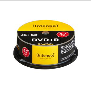 Intenso 4111154 DVD+R disc 4.7 GB 25 stuk(s) Spindel