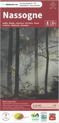 Wandelkaart Au pays de Nassogne | NGI - Nationaal Geografisch Instituut