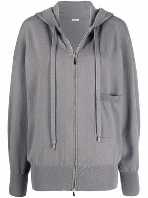 Malo hoodie à fermeture zippée - Gris
