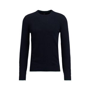 WE Fashion trui met wol donkerblauw