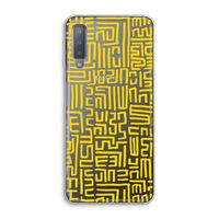 Majorelle Blue Print: Samsung Galaxy A7 (2018) Transparant Hoesje Majorelle Blue Print: Samsung Galaxy A7 (2018) Transparant Hoesje