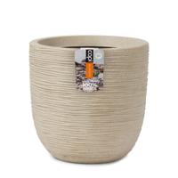 Pot bol Waste Rib H41 cm terrazzo beige - Capi europe