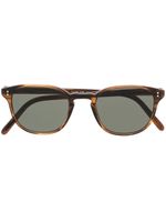 Oliver Peoples lunettes de soleil Fairmont Sun à monture ronde - Marron - thumbnail