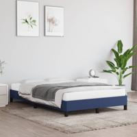 Bedframe zonder matras 120x200 cm stof blauw
