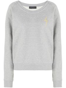 Giuseppe Zanotti sweat en coton à logo brodé - Gris