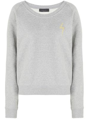 Giuseppe Zanotti sweat en coton à logo brodé - Gris