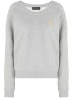 Giuseppe Zanotti sweat en coton à logo brodé - Gris - thumbnail