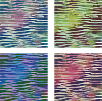 Onderzetters met texturen Abstracte zebra textuur