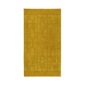 Seahorse strandlaken katoen como yellow 100x180