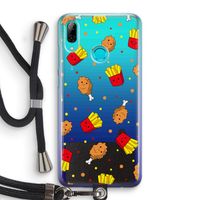 Chicken 'n Fries: Huawei P Smart (2019) Transparant Hoesje met koord