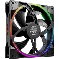 BeQuiet LIGHT WINGS 140mm PWM Reverse Black PC-ventilator Zwart