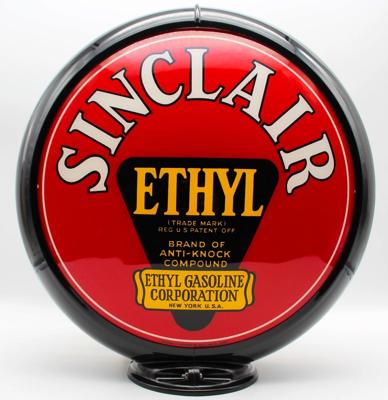 Sinclair Ethyl Benzinepomp Bol - Glazen Lenzen