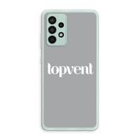 Topvent Grijs Wit: Samsung Galaxy A52s 5G Transparant Hoesje