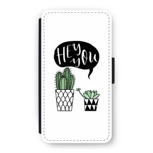 Hey you cactus: iPhone 11 Pro Flip Hoesje