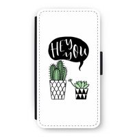 Hey you cactus: iPhone 11 Pro Flip Hoesje