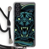 Cougar and Vipers: Samsung Galaxy S21 FE Transparant Hoesje met koord