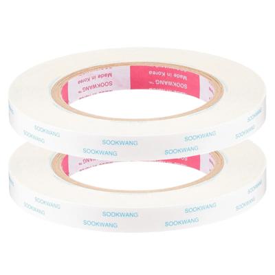 Dubbelzijdige tape - 2x - rol - 1,27 cm x 24,5 meter - klus taperol