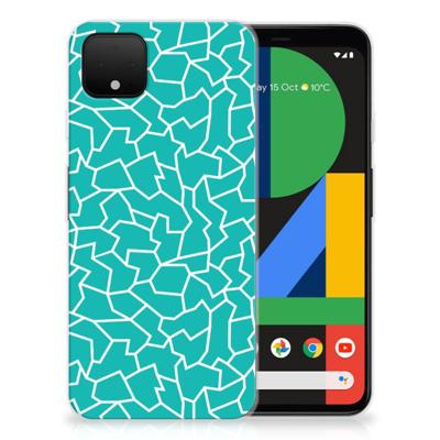 Google Pixel 4 XL | Hoesje maken | Cracks Blue