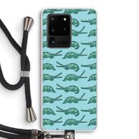 Kroko: Samsung Galaxy S20 Ultra Transparant Hoesje met koord Kroko: Samsung Galaxy S20 Ultra Transparant Hoesje met koord