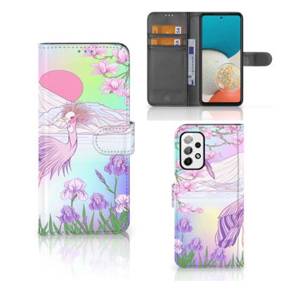 Samsung Galaxy A73 5G | Telefoonhoesje | Met pasjeshouder | Bird