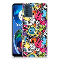 Motorola Moto E32/E32s Silicone Back Cover Punk Rock - thumbnail