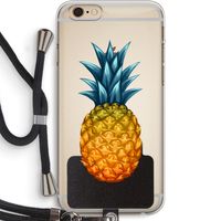 Grote ananas: iPhone 6 PLUS / 6S PLUS Transparant Hoesje met koord