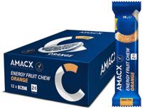 Amacx Energy Bar Energy Fruit Chew 12x38gr Orange