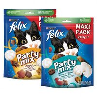 Felix Party Mix Original + Seaside kattensnoep (2x200g) 6 x 200 g - thumbnail