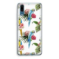 Kleurrijke papegaaien: Huawei P20 Transparant Hoesje