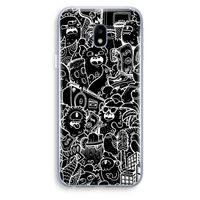 Vexx Black City : Samsung Galaxy J3 (2017) Transparant Hoesje