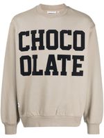 CHOCOOLATE sweat en coton à logo imprimé - Marron - thumbnail