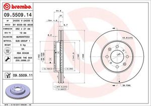 Remschijf BREMBO, Remschijftype: Binnen geventileerd, u.a. für Rover, Honda, Lotus, MG