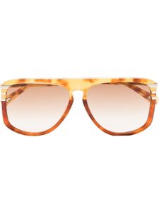 Chloé Eyewear lunettes de soleil à monture aviateur - Orange