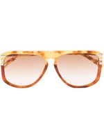 Chloé Eyewear lunettes de soleil à monture aviateur - Orange