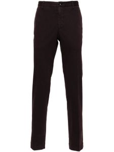 Incotex tapered-leg trousers - Marron