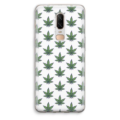 Weed: OnePlus 6 Transparant Hoesje