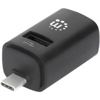 Manhattan 180993 USB-combi-hub Zwart