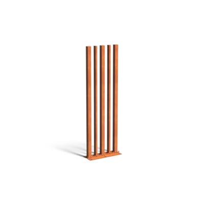 Tuinpaal set 5 stuks VARI corten 100 x h. 300 cm