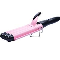 20-32 mm automatische keramische Perm splint Hair krultang 3 vaten grote golf haar krultang gereedschap maat: 32mm (roze)